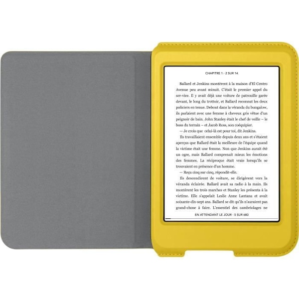 KOBO SleepCover-fodral för Kobo Nia eReader - Citron Citron