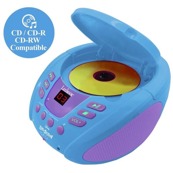 Bluetooth CD-spelare Stitch BLÅ