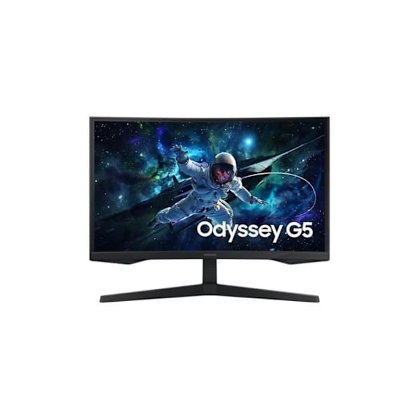 27'' SKÄRM SAMSUNG Gaming SVART Odyssey G55C VA Curved 1000R 2560x1440 300cd/m² 1ms 165Hz 1xHDMI 1xDP Tiltbart stativ LS27CG554EUXEN Svart