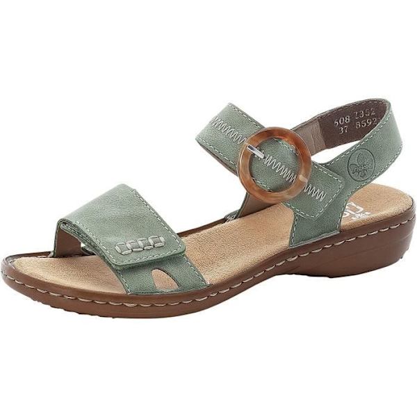 Rieker sandaler för kvinnor - Grön 52 - Scratch - Syntet Grön 52 39