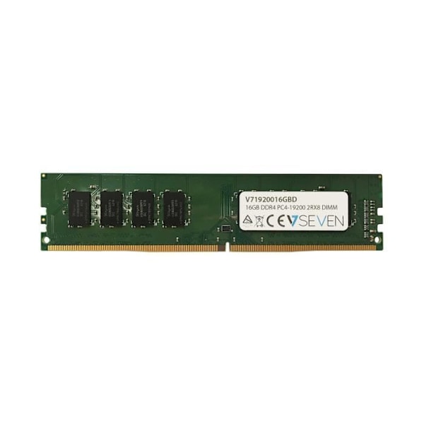 V7 RAM-modul - 16 GB DDR4-2400/PC4-19200 CL17 - Icke-ECC - 1,20 V - 288-stift