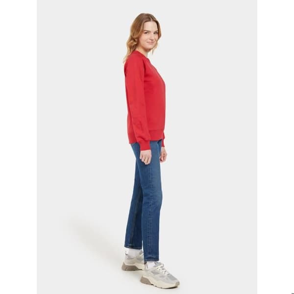 Sweatshirt dam Didriksons Fyn röd äpple 36
