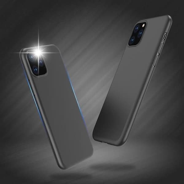 Silikonskal för iPhone 15 Plus, svart