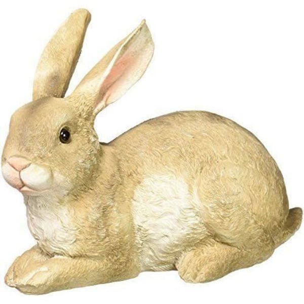 Design Toscano Statue Bashful den lilla kaninen som ligger i trädgården Flerfärgad 25,5 x 12,5 x 18 cm - QM200861