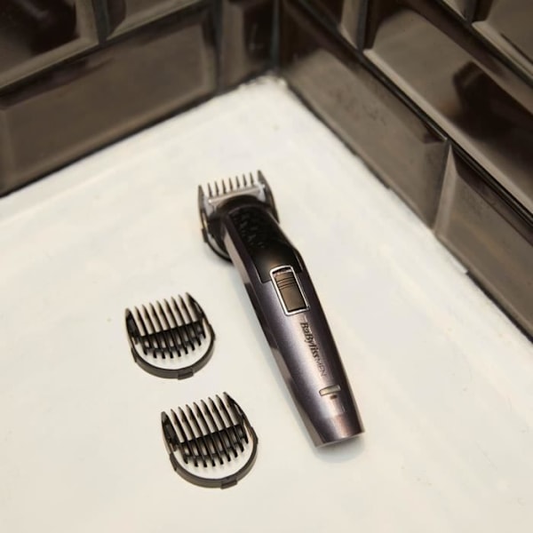 Babyliss MEN MT727E multifunktionstrimmer - 10 i 1 - kol-titanblad - autonomi 60 min