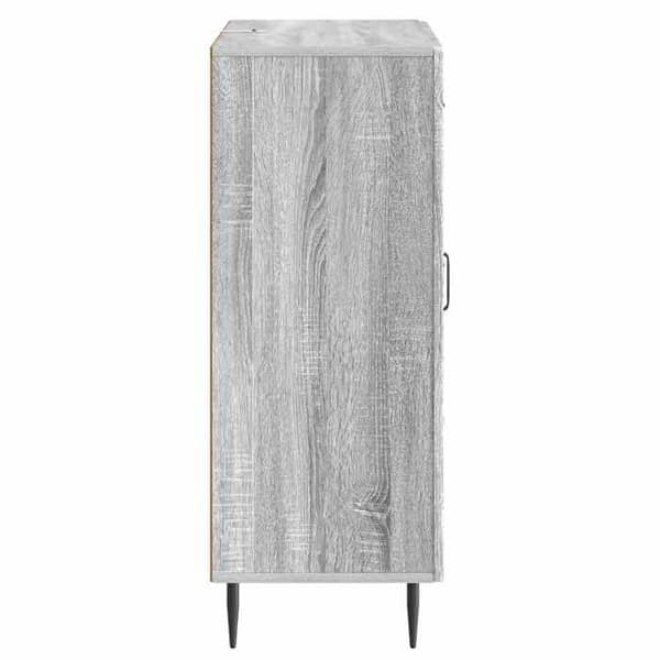 vidaXL Buffé Sonoma grå 66 x 34,5 x 89,5 cm Ingenjörsträ 894861