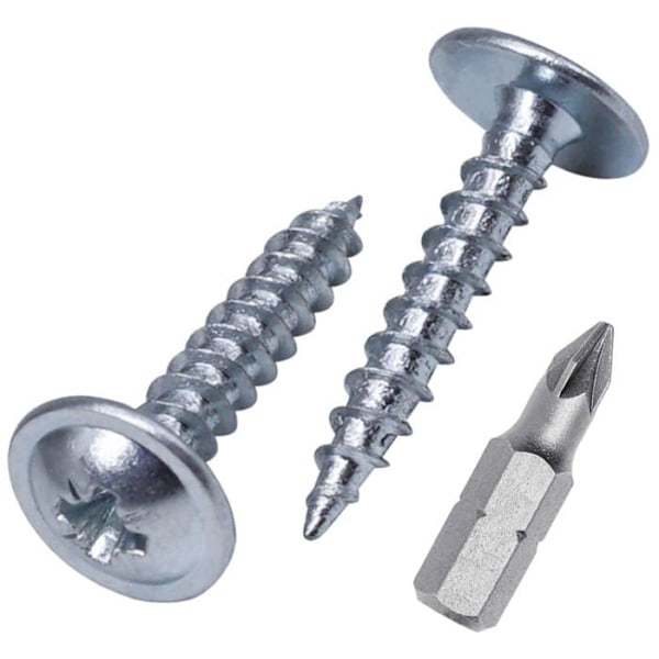 Marcopol - 1 - Paket med 00 skruvar i trä av galvaniserad stål med modifierad justerbar huvud, självskärande 3,0 x 6 mm