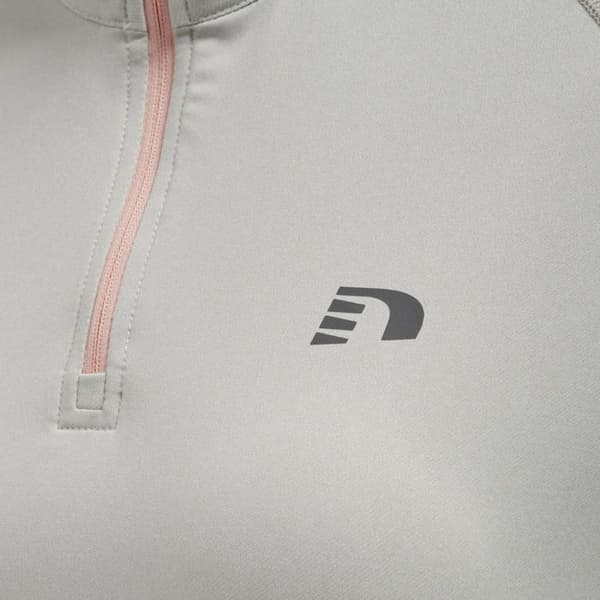 Sweatshirt 1/2 zip dam Newline grå XS
