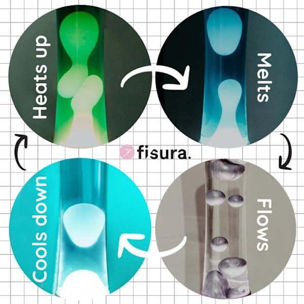 Bordlampa - FISURA - LT0496 - Röd och Lila - Bas i krom - 25W Halogen Röd lila