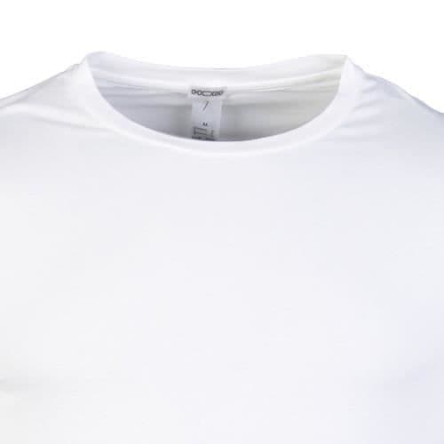Hom T-shirt - Vit - Rundad krage - Herr - Bomull (92%), elastan (8%) Vit M