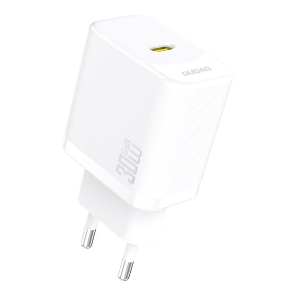 Snabb USB-C väggladdare GaN PD 30 W - Vit Vit