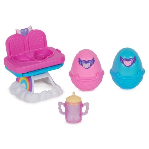 Samlarfigurer - SPIN MASTER - Hatchimals Alive - Pack med 2 ägg - Hög stol - Inkluderade tillbehör Färgad