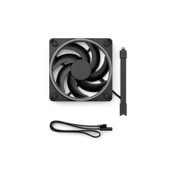 PC-fläkt - FRACTAL DESIGN - Momentum 14 RGB - FDB - Belyst ARGB-ring Gen 2 - PWM-kontroll - Svart