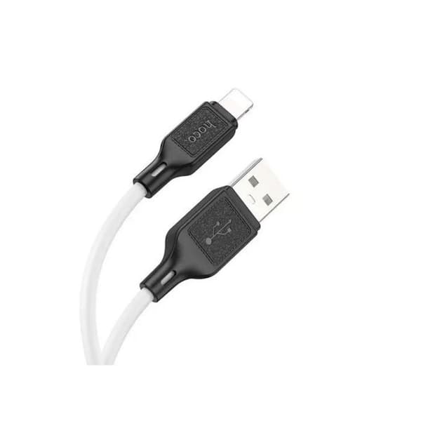 Lightning-kabel - HOCO - 1M - Silikon - 2,4A - Laddning och datatransfer