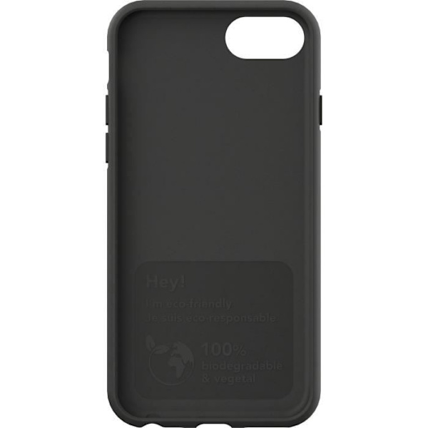 Coque Bio för iPhone 6/7/8 - JUST GREEN - Svart - 100% Biologiskt Nedbrytbar - Mjuk - Tillverkad i Europa Svart