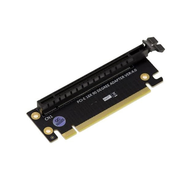 KALEA-INFORMATIQUE Riseradapter i 90° för PCIe Slot - PCI Express x16 kompatibel med 4.0