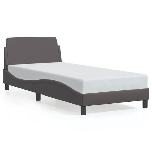 vidaXL Dover sängram grå 80x200 cm konstläder 373081
