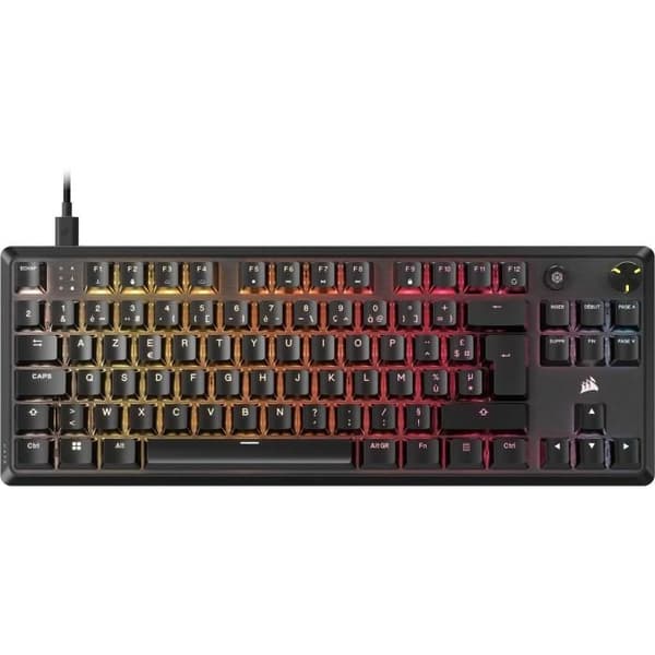 Spelklaviatur - CORSAIR - K70 Core TKL - RGB - Switchar MLX Red v2 - Trådad