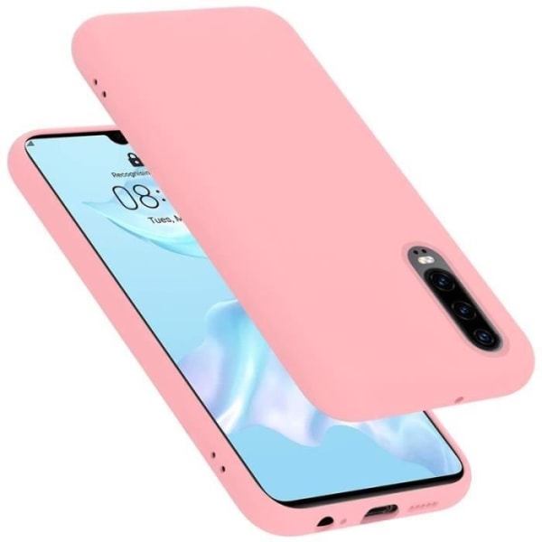 Telefonfodral - CADORABO - Huawei P30 - Silikon TPU - Optimal skydd - Tunn och lätt design Rosa