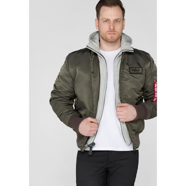 Alpha Industries MA-1 D-Tec jacka Mörkgrå jag