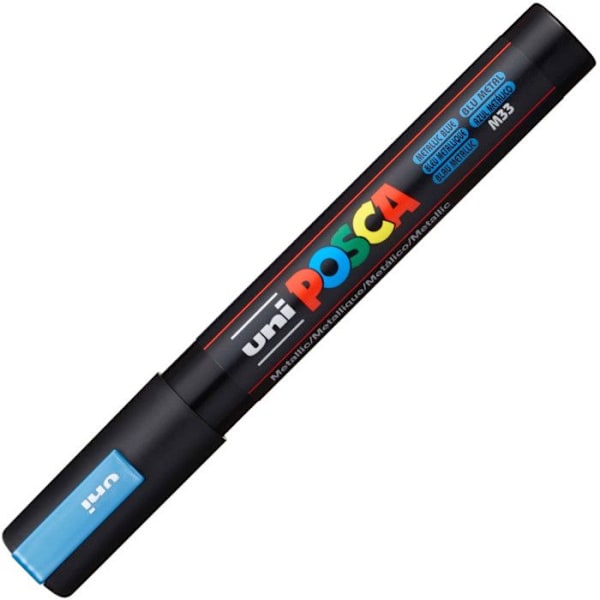 POSCA Marker - Medium Conical Tip - Metallic Blue Metallisk blå