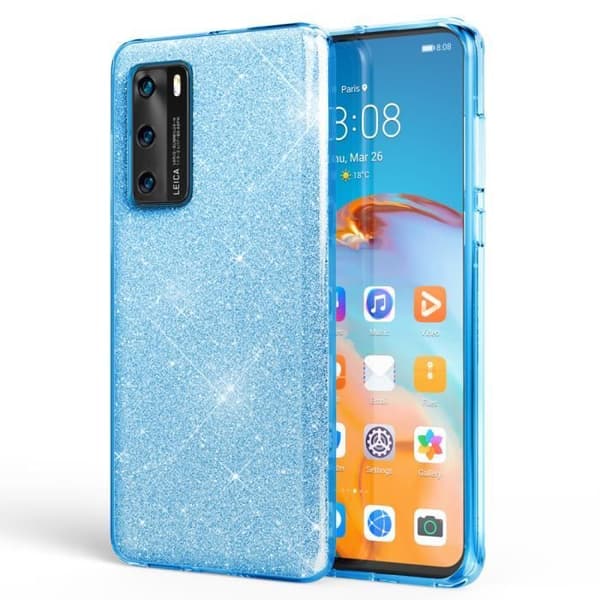 Coque - NALIA - Huawei P40 - Glittrande paljetter - Silikon TPU - Stötsäker