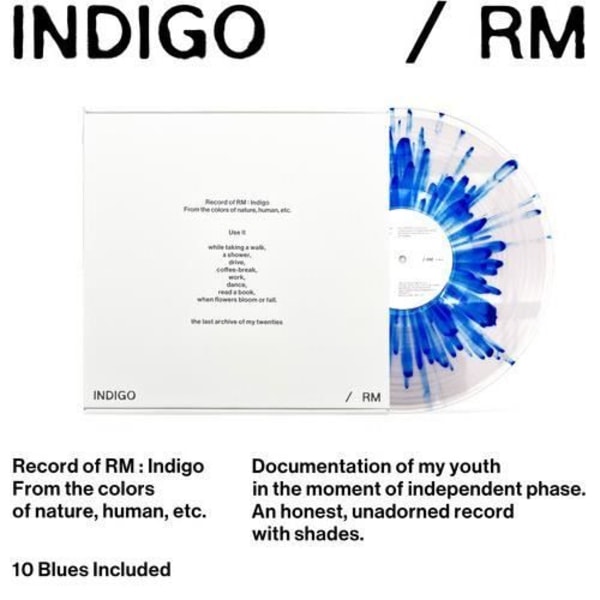 Rm (Bts) - Indigo [VINYL LP] med häfte, foton, affisch