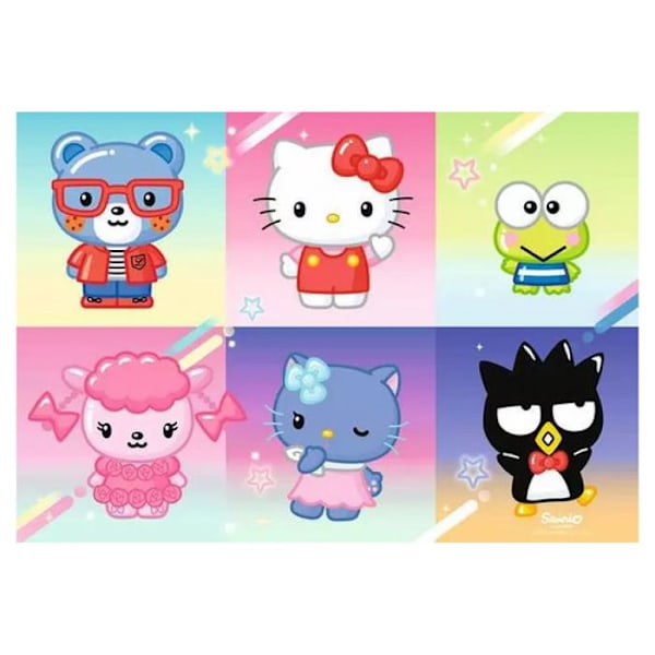 Pussel 2 x 24 bitar: Hello Kitty