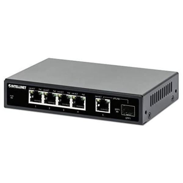 5-portars Gigabit Ethernet PoE+-switch med SFP-port - INTELLINET - 561