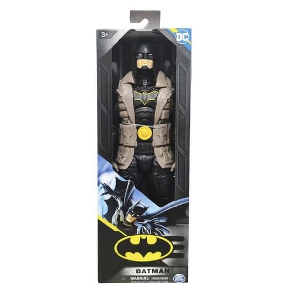 Figurin - SPIN MASTER - Batman s10 - 30cm - Svart - Batman-licens