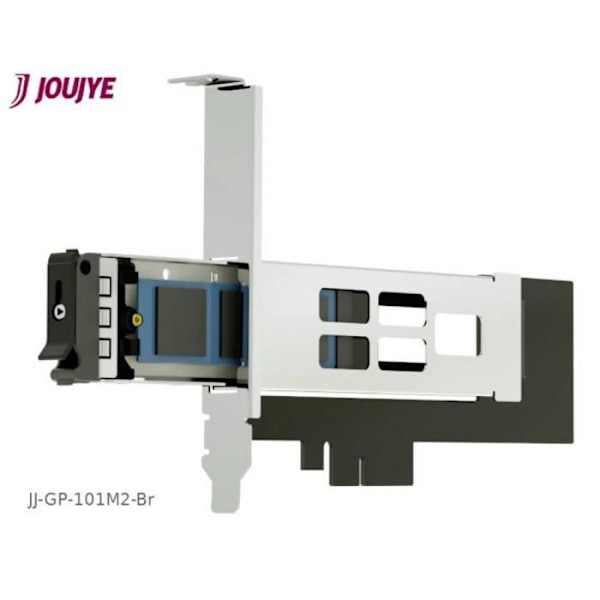 JouJye JJ-GP-101M2-Br 1 Port PCI Express x4 Riser-kort för M2 PCIe x4 SSD