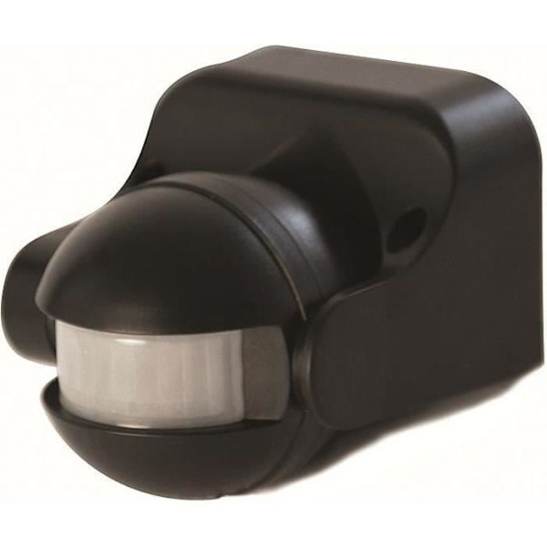 Utomhusrörelsedetektor SCS SENTINEL LightSensor svart - Räckvidd 12m - Vinkel 180° Svart