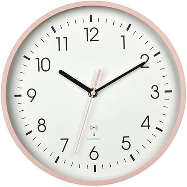 Väggklocka - TFA DOSTMANN - 60.3550.16 - Radiostyrd - Modern Design - Hög Precision Ros