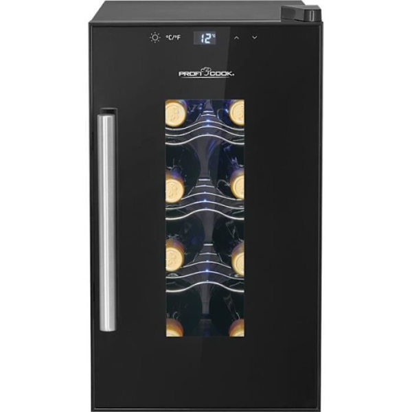 Vinkällare med glasdörr och pekskärm 23L Proficook PC-WK1232