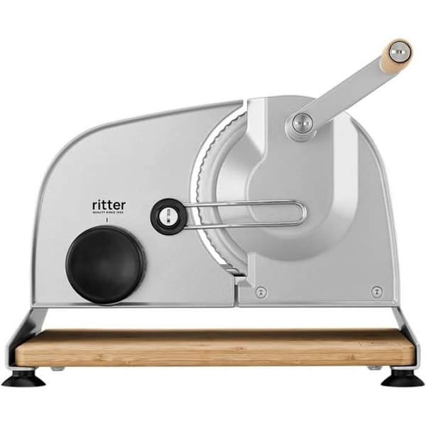 Skivare - Ritter - Amano 5 - Vågtandad kniv 17 cm - Justering upp till 20 mm - Silverfärgad metall Silverpläterad