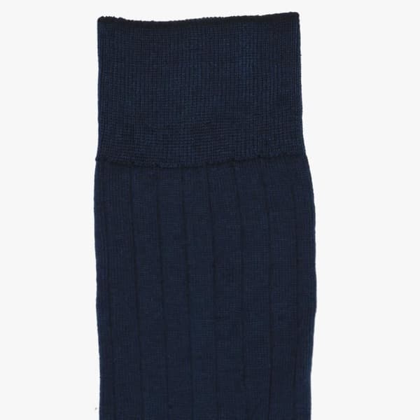 2-pack halvstrumpor i skotsk garn[] Herr Blå 43/46
