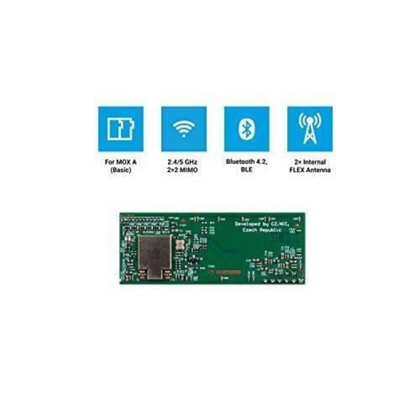 Turris MOX Wi-FI (SDIO) | Intern flexantenn, AzureWave AW-CM276NF, Marvell 88W8997, Bluetooth 4.2, BLE, 802.11a/b/g/n/AC, CE, F