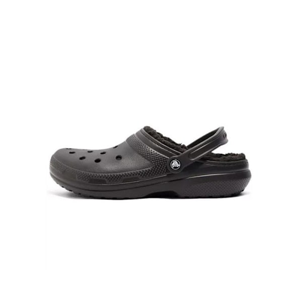 Zuecos - Crocs - Classic Lined - Svart - Bekväm - Klassisk foder - 39 1/2