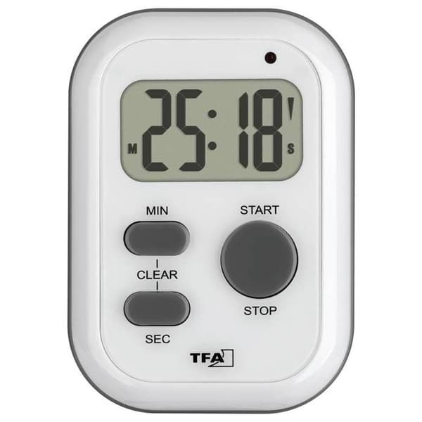 TFA Dostmann Digital White Timer