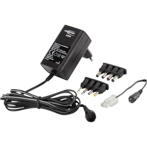 Modellbilsladdare - Ansmann - ACS 48 - 0,35 A - Svart - 100-240 V Svart