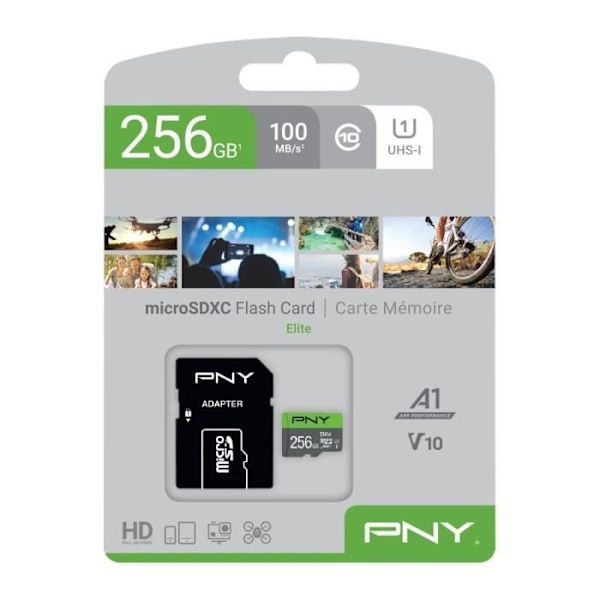 PNY MICROSDX 256GB ELITE minneskort