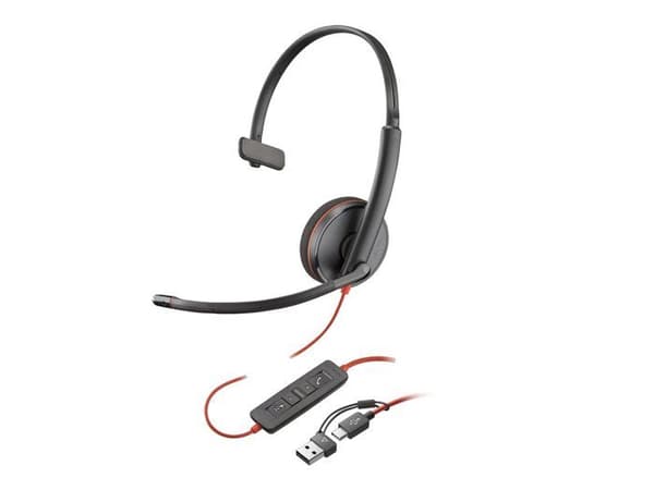 Poly Blackwire 3210 - micro-c Svart