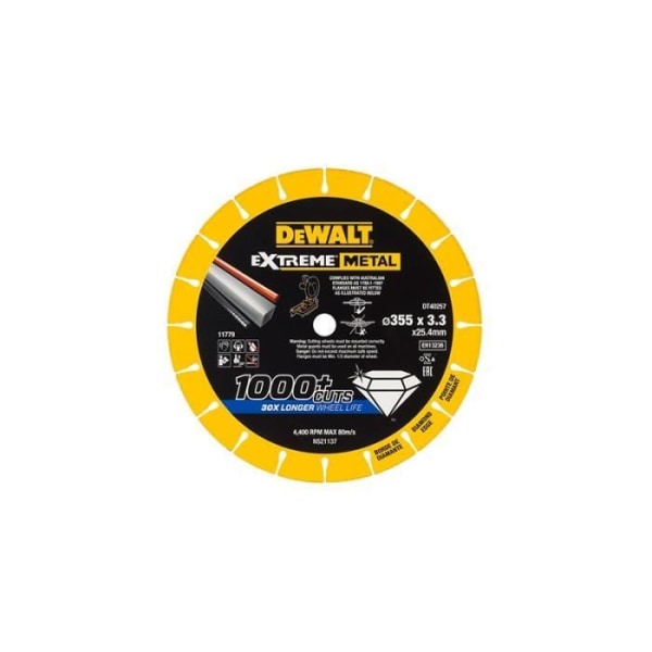 DEWALT DT40257-QZ Extreme metall diamantkapskiva