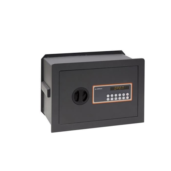 Arregui Plus C 181140 Väggsäker, 10 mm, utdragbar botten, elektronisk kodöppning, 27 x 38,5 x 20-30 cm