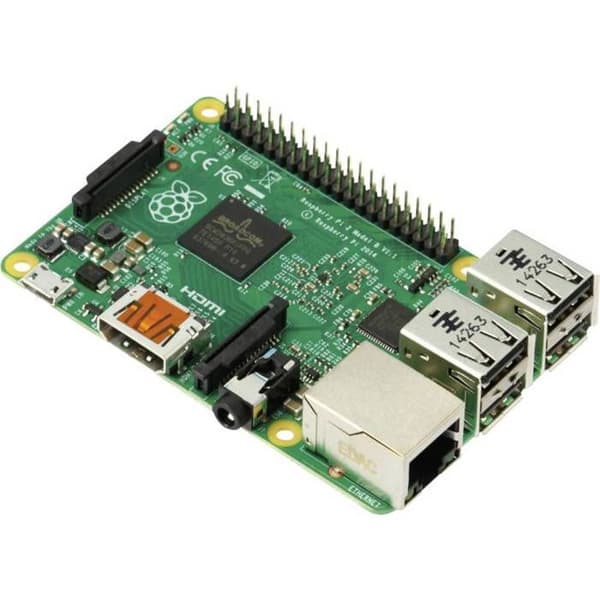 Moderkort - RASPBERRY PI - Modell 2 - ARM Cortex-A7 processor 900MHz - 1 GB RAM - 4x USB, HDMI, RJ45
