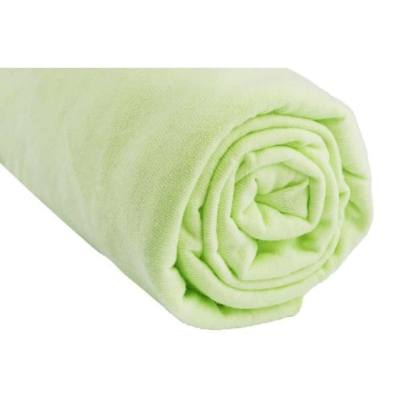 Set med 3 st bomullsjerseys påsydda lakan 60x120 för pojkar - EASY DORT - Blandat - Grön