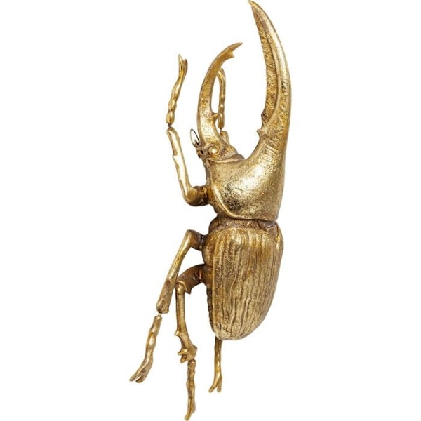 Väggkonst Herkules Beetle Guld Kare Design gyllene