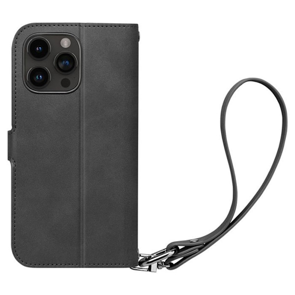 Coque för iPhone 15 Pro - Spigen Wallet S Pro - Svart svart