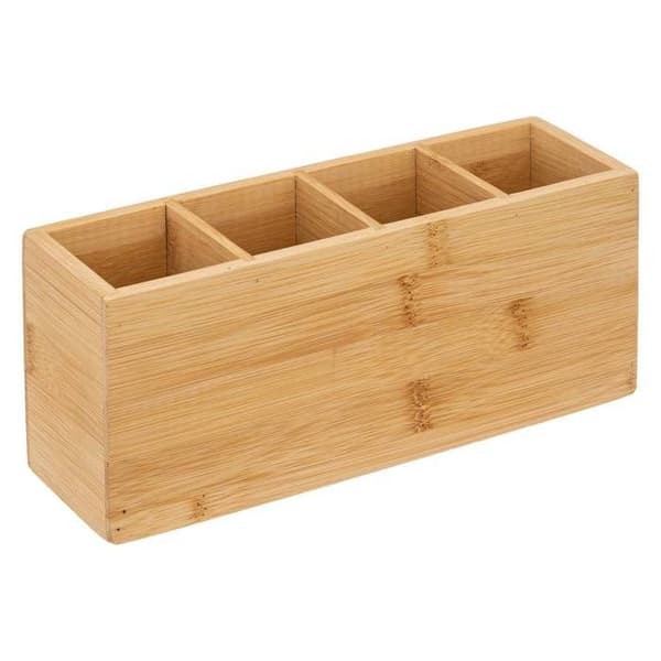 Organisatör 4 fack bambu - 5 five simply smart beige