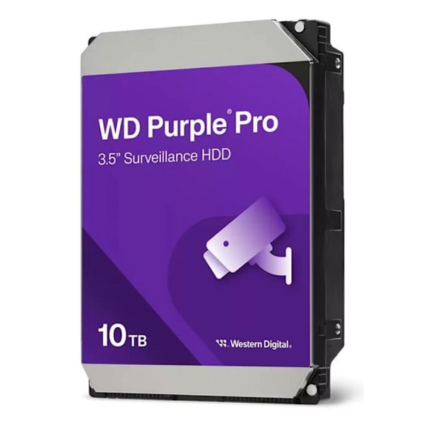 Wd intern hårddisk - WD102PURP - Purple Pro 10 TB 3 5 SATA 102PURP hårddisk